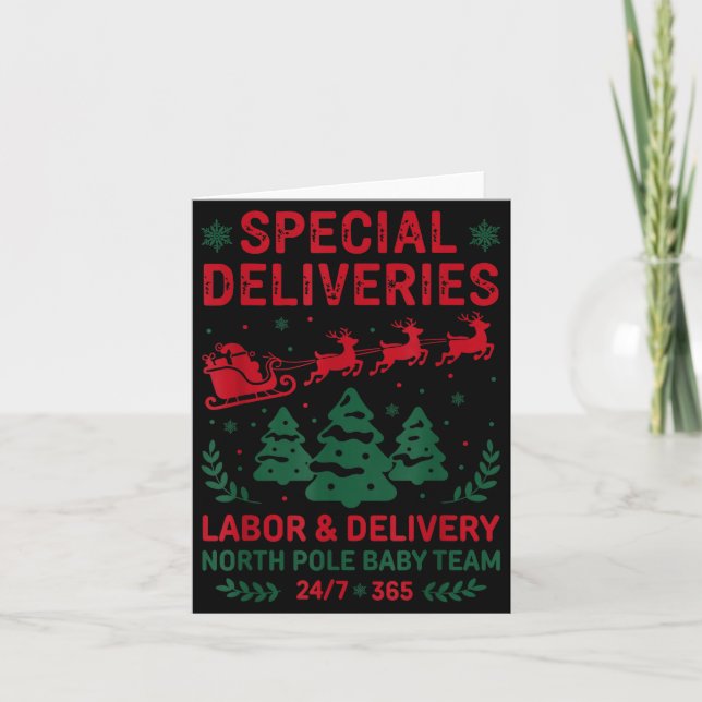 Special Deliveries Labor And Delivery Baby Nurse C Kort (Framsida)