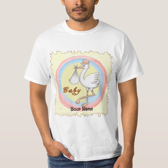 Special Delivery Baby  T Shirt (Framsida)