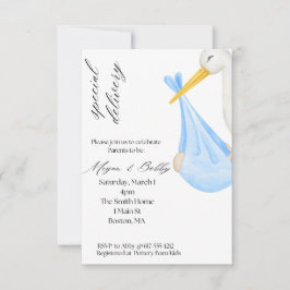 Special Delivery Boy Inbjudningar