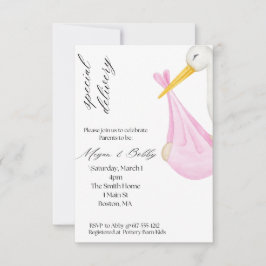 Special Delivery Girl Inbjudningar