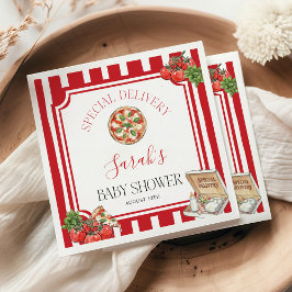 Special Delivery Italian Baby Shower  Pappersservett
