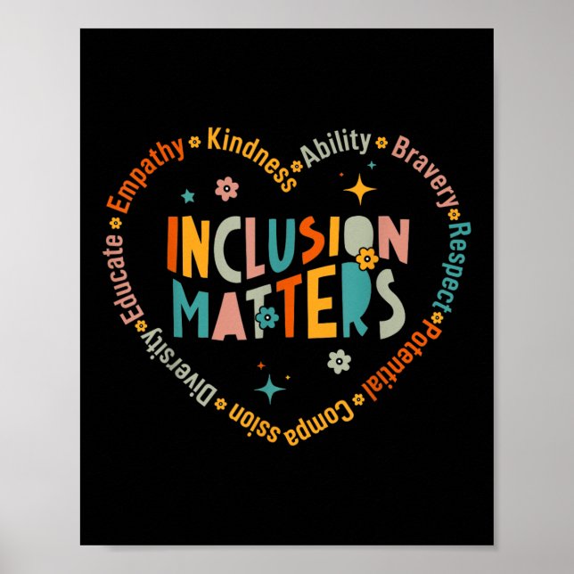 Special Education Teacher Inclusion S Autism Aware Poster (Framsidan)