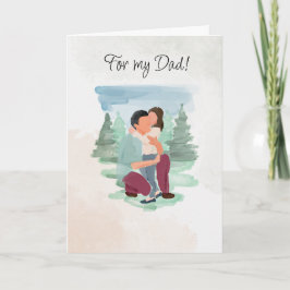 Special Father's Day Card from Daughter! Kort