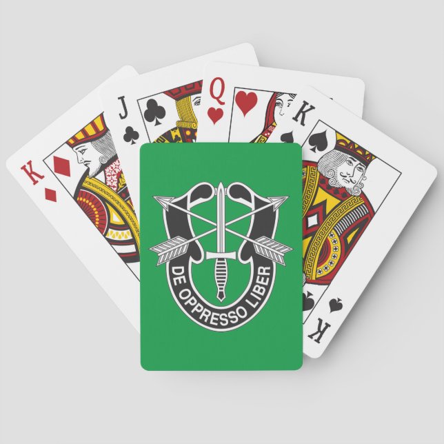 Special Forces Playing Cards Casinokort (Baksidan)