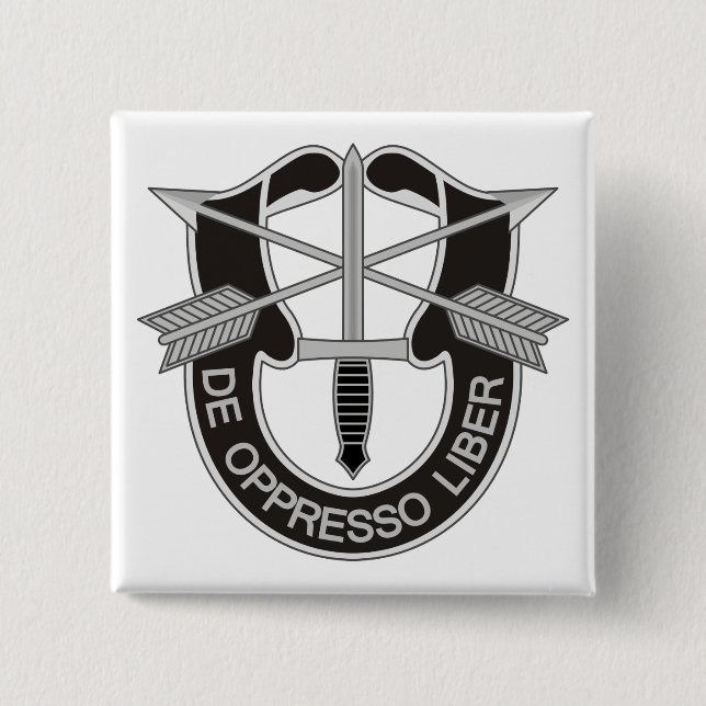 Special Forces SF De Oppresso Liber Knapp (Framsida)