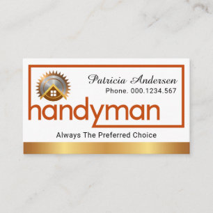 Special Handyman Ram Home Reparationer Visitkort
