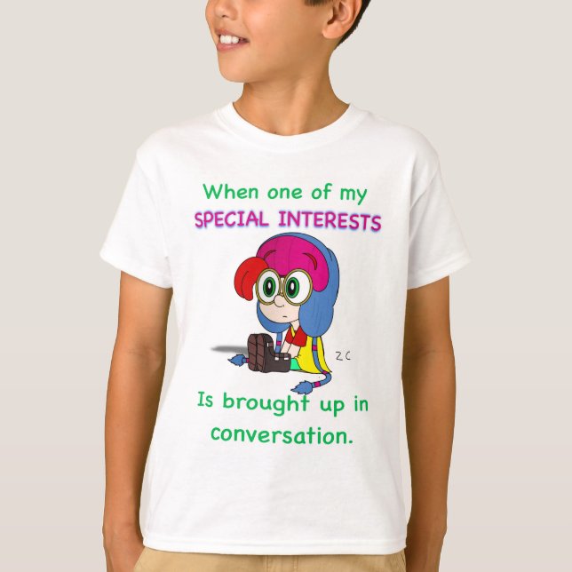 Special interests shirt (Kids)  T (Framsida)