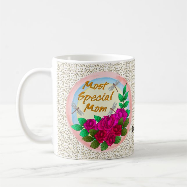 Special Mom Roses  mugg (Vänster)