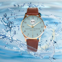 Special moments couple names armbandsur