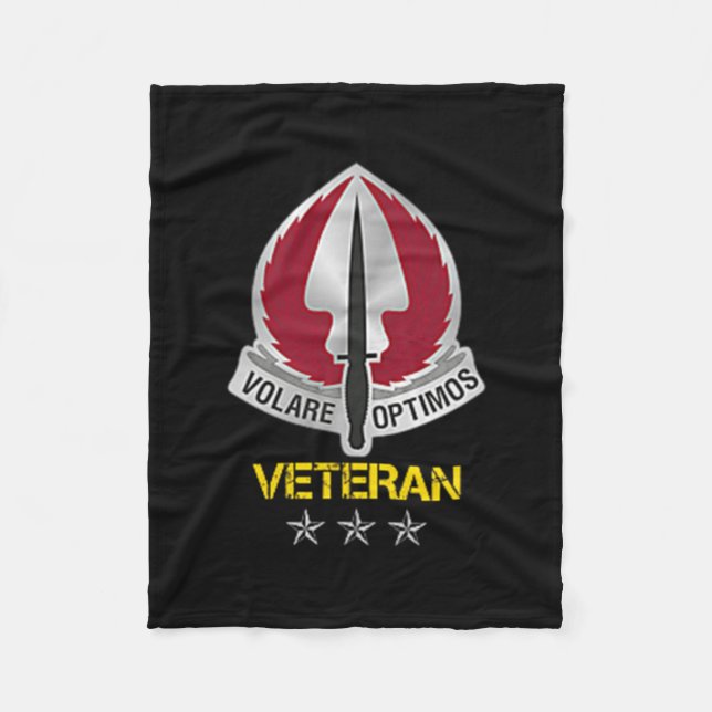 Special Operations Aviation Command Logotyp Vetera Fleecefilt (Framsidan)
