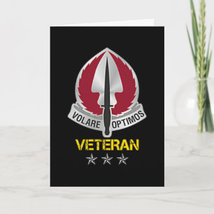 Special Operations Aviation Command Logotyp Vetera Kort