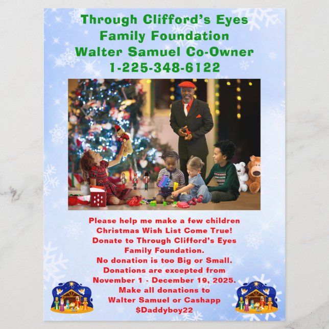 Special Order Christian Donation Flyer (Framsidan)