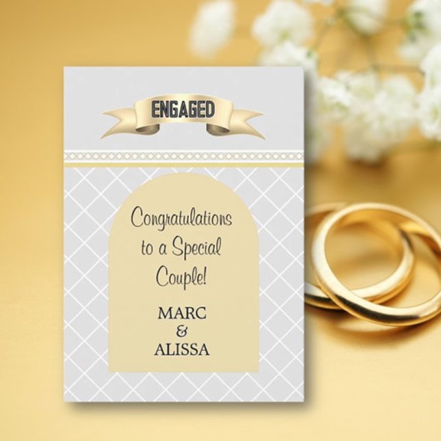 Special! Personalized Engagement Card Kort (Skapare uppladdad)