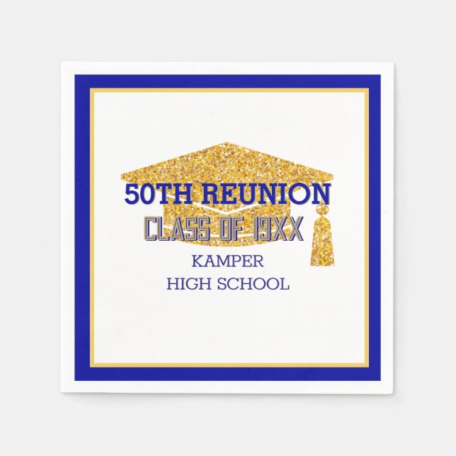 Special Reunion! Class Reunion Napkins Pappersservett (Framsidan)