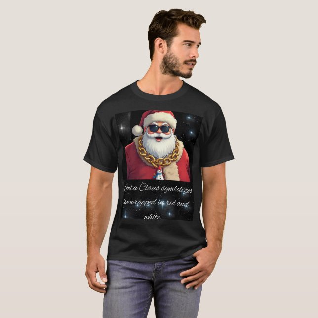 Special Santa Claus Christmas T-Shirt  (Hel framsida)