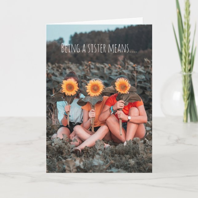 Special Sisters Bond That Can't be Broken Sister Kort (Framsida)