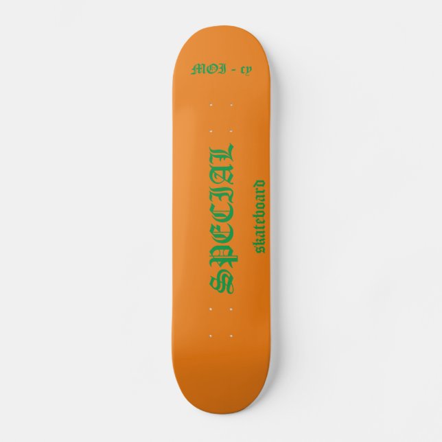 SPECIAL Skateboard orange (Framsida)