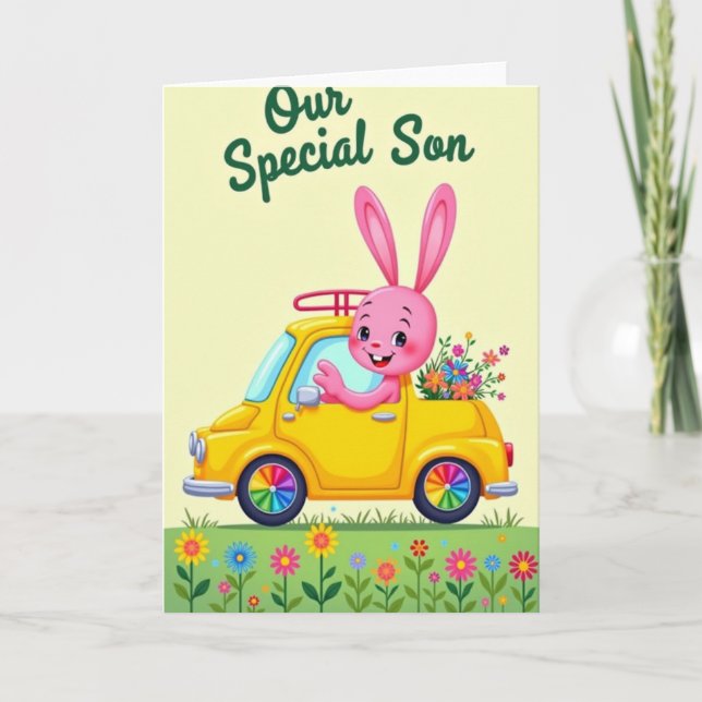 Special Son Happy Ride Card Kort (Framsida)
