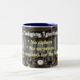 Special thanksgiving mug for organists Två-Tonad mugg
