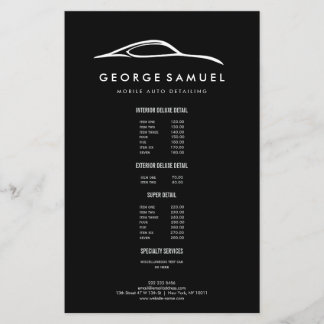 Specialanpassad bilreparation & Modern bildetaljer Flygblad