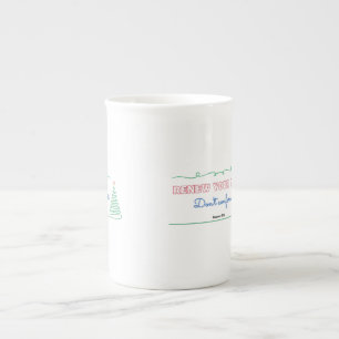 Specialbudskap Mugg w om hopp och omvandling Benporslin Mugg