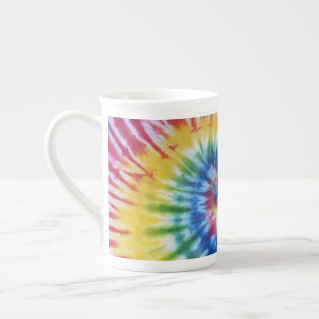 Specialdesign Mugg Tie-Dye Design  Benporslin Mugg (Vänster)