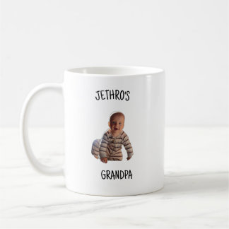 Specialdesignad babybildsmugg för farfar & farmor/ kaffemugg
