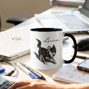 Specialdesignad Chihuahuakopp med Personligt Namn Mugg