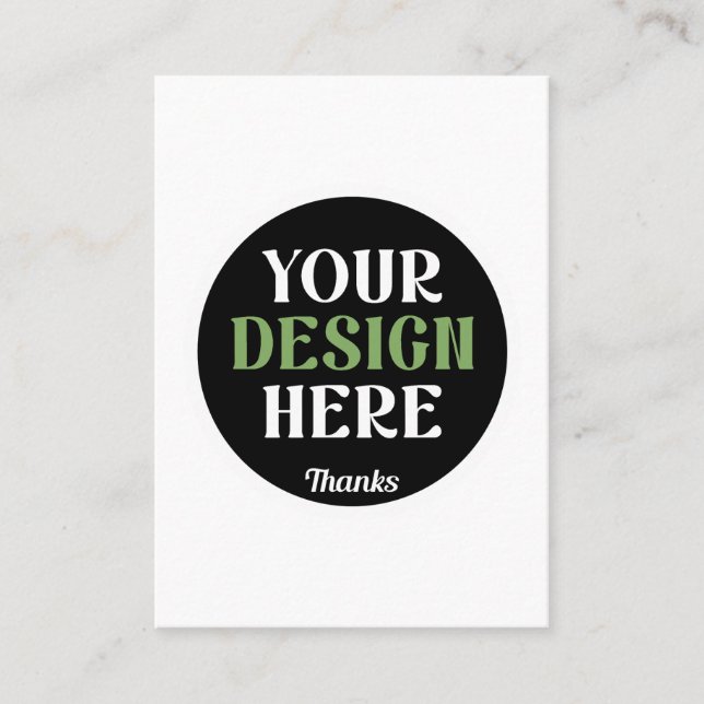 specialdesignad, unik, snygg och minimalistisk Her Visitkort (Framsida)