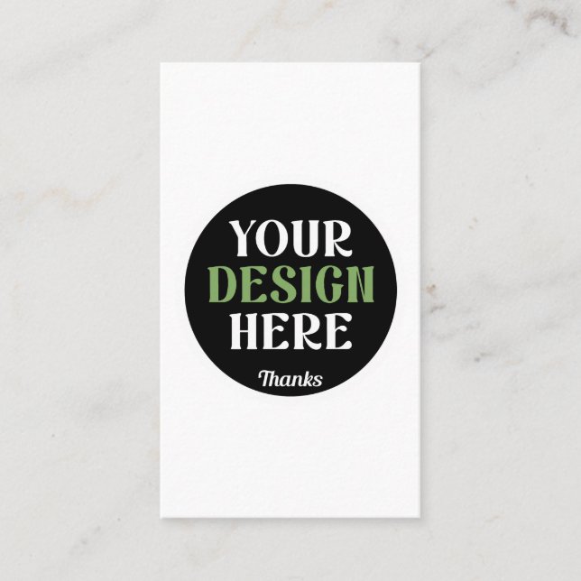 specialdesignad, unik, snygg och minimalistisk Her Visitkort (Framsida)