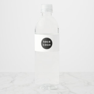 specialdesignad, unik, snygg och minimalistisk vattenflaska etikett