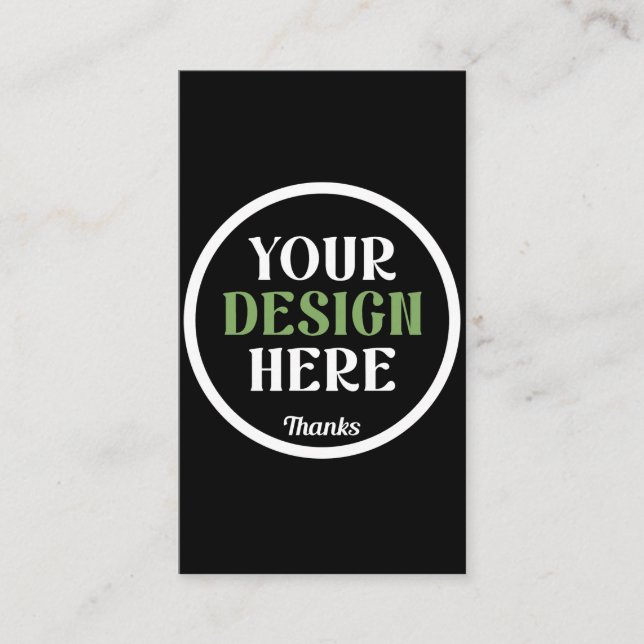 specialdesignad, unik, snygg och minimalistisk visitkort (Framsida)