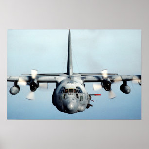 Specialflygplan AC-130H Poster