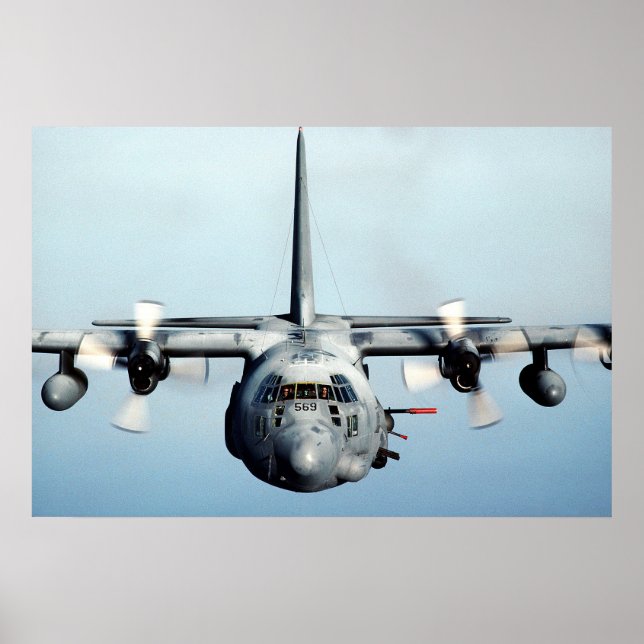Specialflygplan AC-130H Poster (Framsidan)