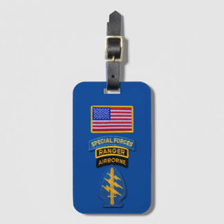 Specialförband Green Berets-veteraner Bagagebricka