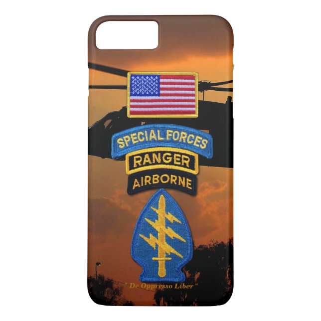 Specialförband Gröna Beretterna SF SFG SOF Vets Case-Mate iPhone Skal (Baksida)