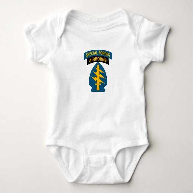 Specialförband märke Airborne Tab T Shirt (Framsida)