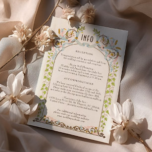 Specialförmån för Victorian Royal Bröllop Inbjudningar