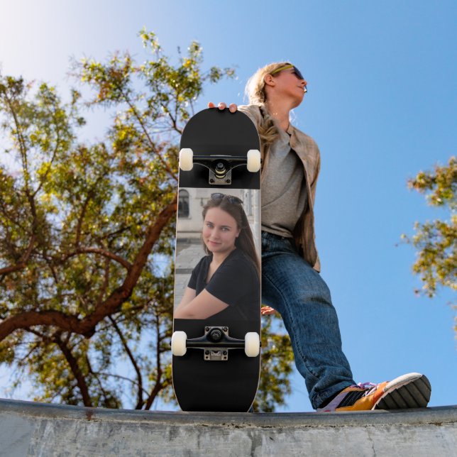 SPECIALFOTOGRAFISKT SKATEBOARDSDÄCK MINI SKATEBOARD BRÄDA 18,5 CM (Utomhus 1)
