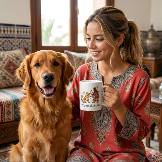 Specialhunden mamma till söt australisk shepherd kaffemugg