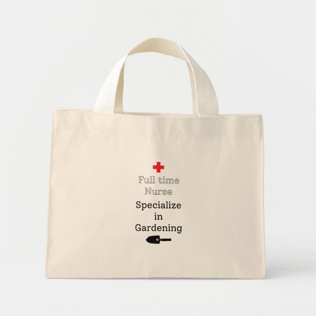 Specialisera fullt Time-sjuksköterskor  Mini Tygkasse (Framsidan)