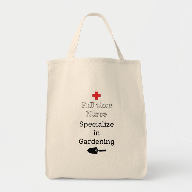Specialisera fullt Time-sjuksköterskor  Tygkasse (Framsidan)