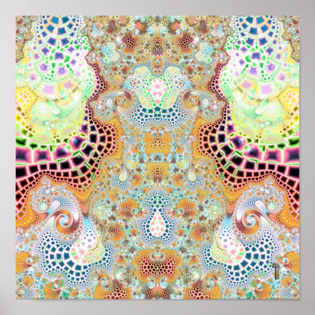 Specialiserad Dreamtime-variation 3 (12 x 12) Poster (Framsidan)