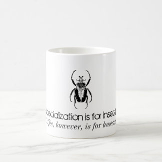 Specialiseringen är för insektmugg kaffemugg