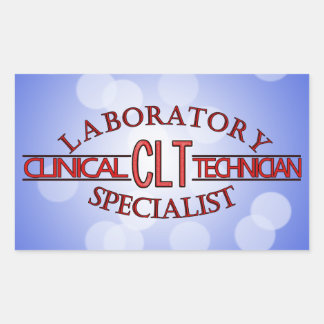 SPECIALIST CLINICAL LABORATORY TECHNICIAN REKTANGULÄRT KLISTERMÄRKE