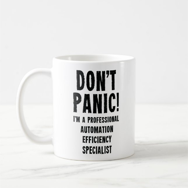 Specialist för automatiseringseffektivitet kaffemugg (Vänster)