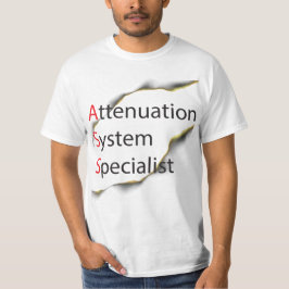 Specialist för Comedy Funny Attenuation System Spe T Shirt