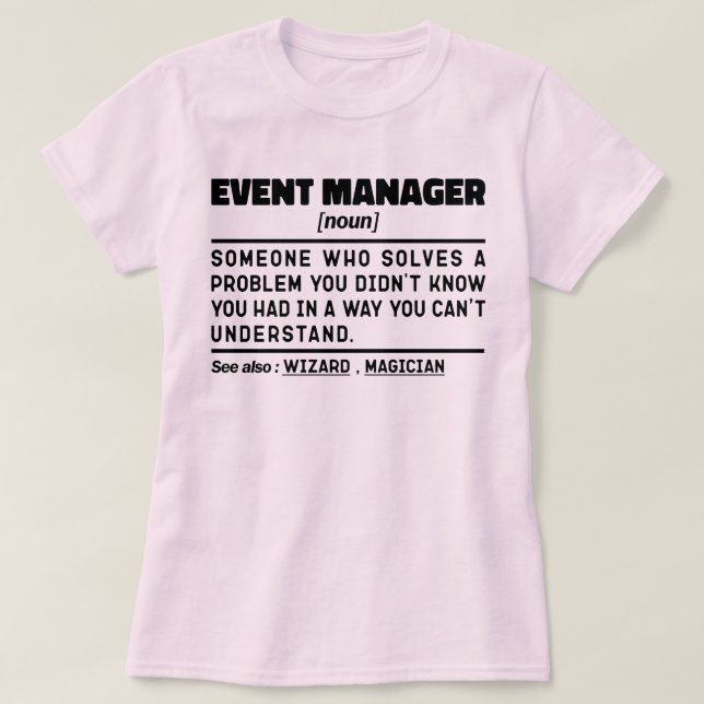 Specialist för hantering av namndefinition i hände t shirt (Design framsida)