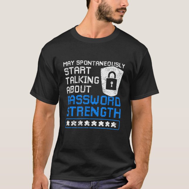 Specialist för nätverkssäkerhet och etisk hackning t shirt (Framsida)