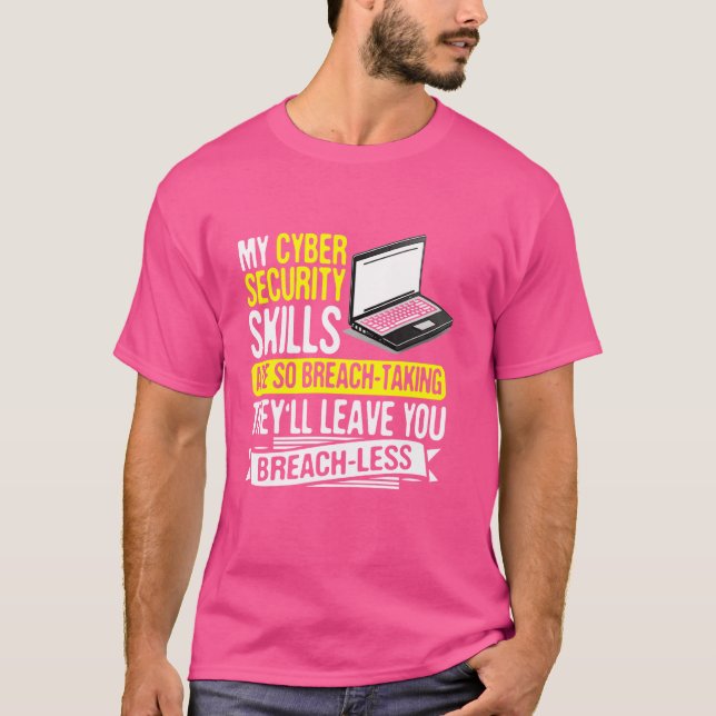 Specialist för nätverkssäkerhet och inträngningste t shirt (Framsida)